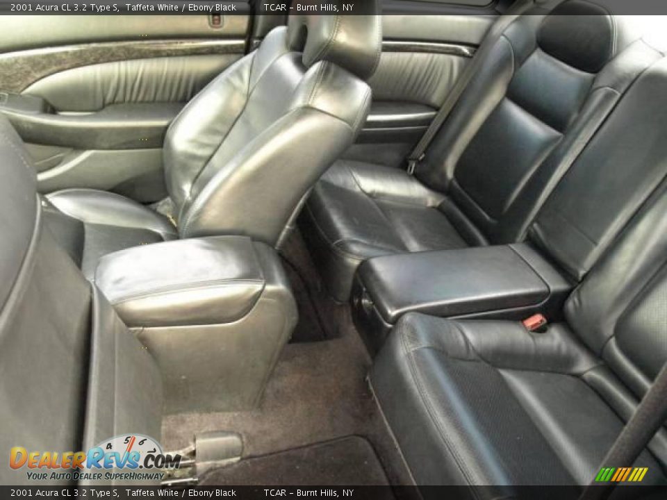2001 Acura CL 3.2 Type S Taffeta White / Ebony Black Photo #9