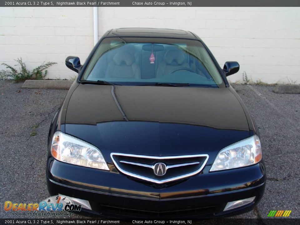 2001 Acura CL 3.2 Type S Nighthawk Black Pearl / Parchment Photo #4
