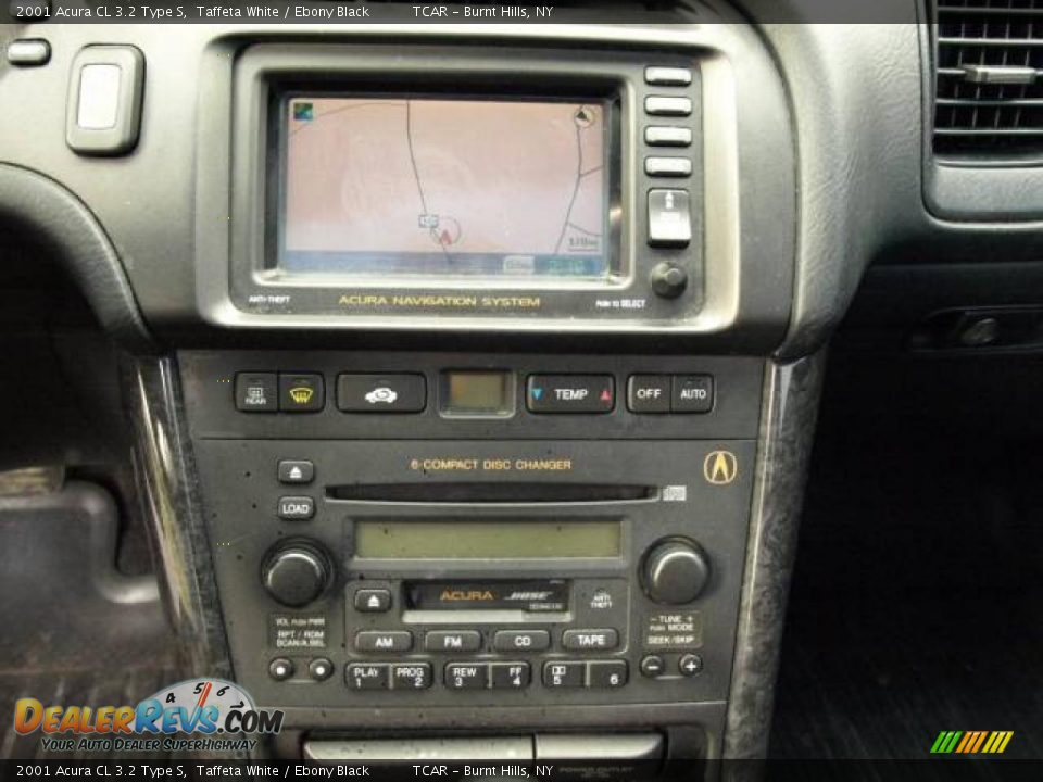 2001 Acura CL 3.2 Type S Taffeta White / Ebony Black Photo #10