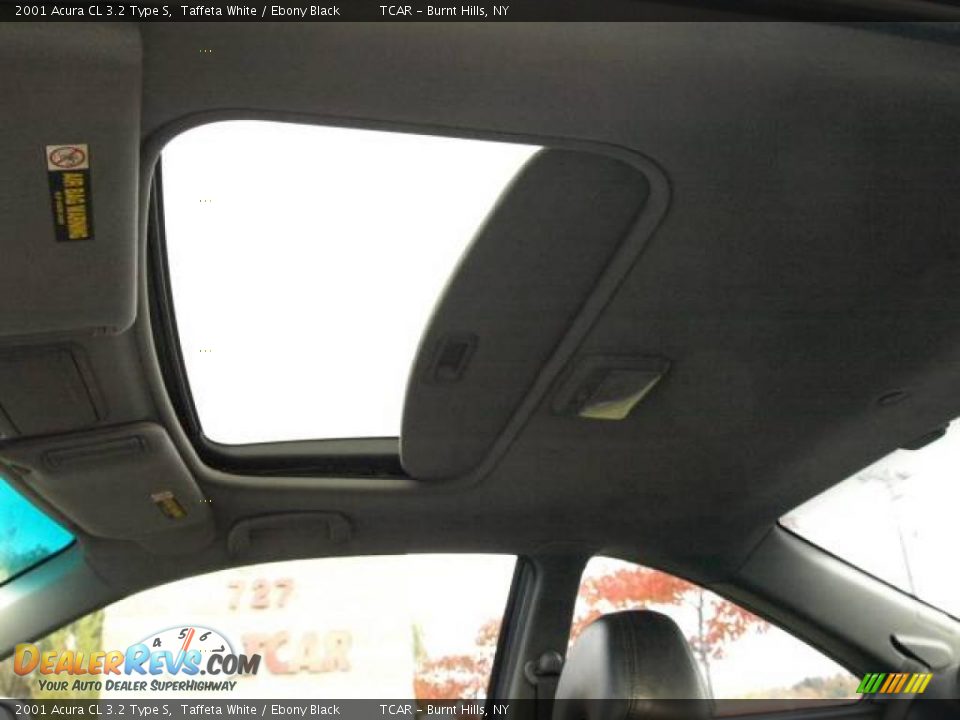 2001 Acura CL 3.2 Type S Taffeta White / Ebony Black Photo #11