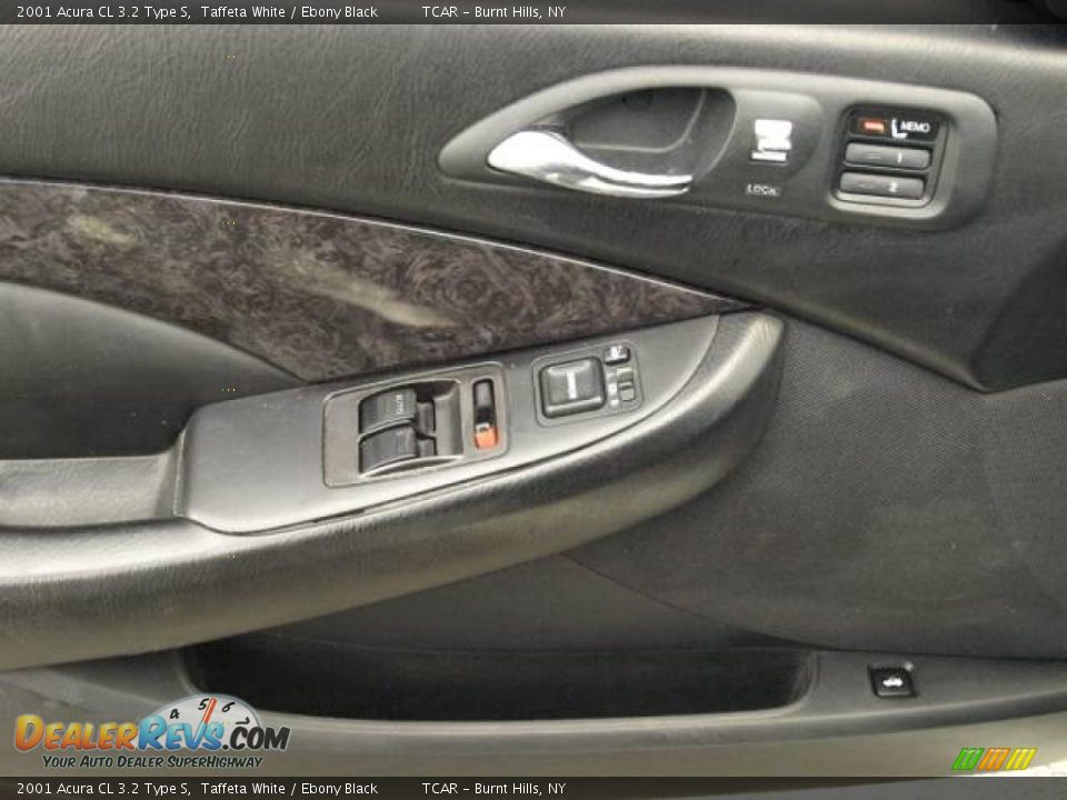 2001 Acura CL 3.2 Type S Taffeta White / Ebony Black Photo #12