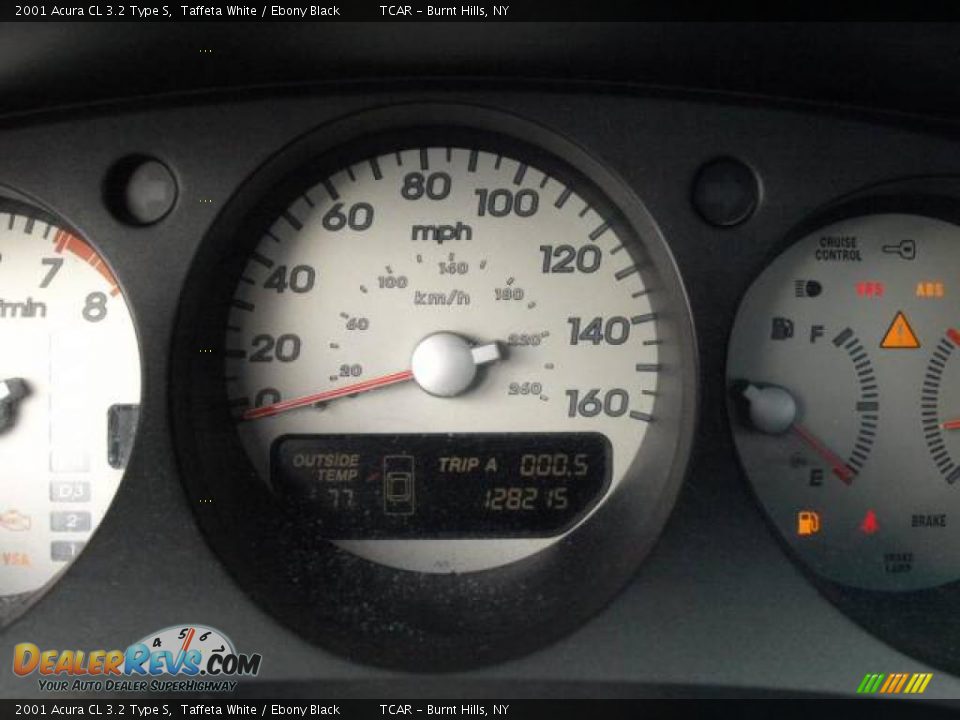 2001 Acura CL 3.2 Type S Taffeta White / Ebony Black Photo #13