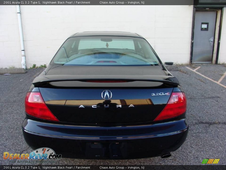 2001 Acura CL 3.2 Type S Nighthawk Black Pearl / Parchment Photo #7