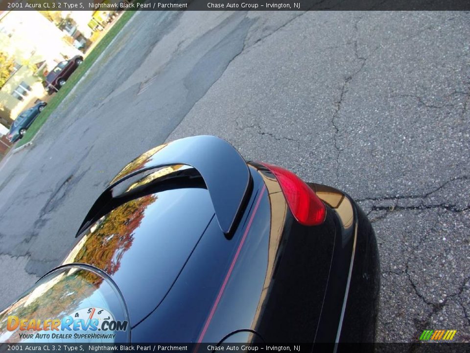 2001 Acura CL 3.2 Type S Nighthawk Black Pearl / Parchment Photo #12