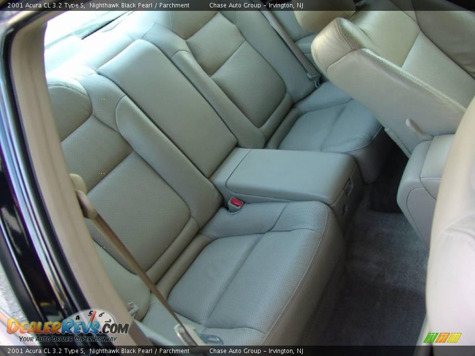 2001 Acura CL 3.2 Type S Nighthawk Black Pearl / Parchment Photo #17