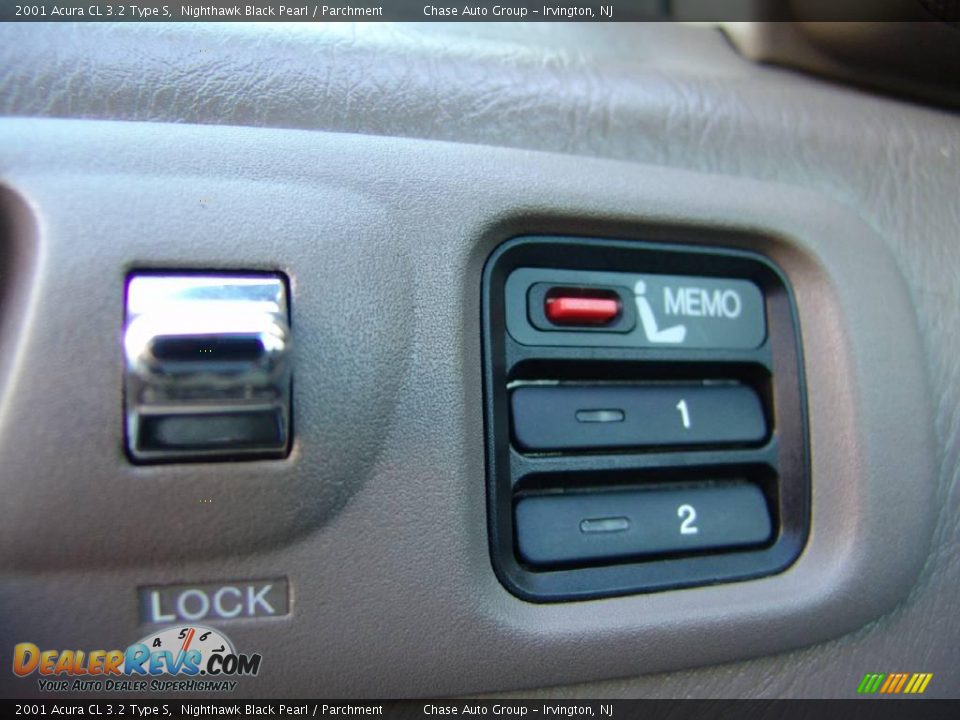 2001 Acura CL 3.2 Type S Nighthawk Black Pearl / Parchment Photo #19