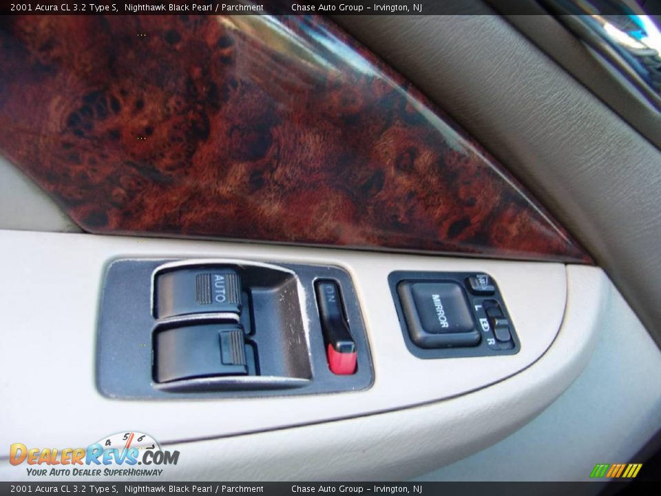 2001 Acura CL 3.2 Type S Nighthawk Black Pearl / Parchment Photo #20
