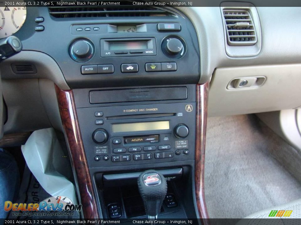 2001 Acura CL 3.2 Type S Nighthawk Black Pearl / Parchment Photo #22