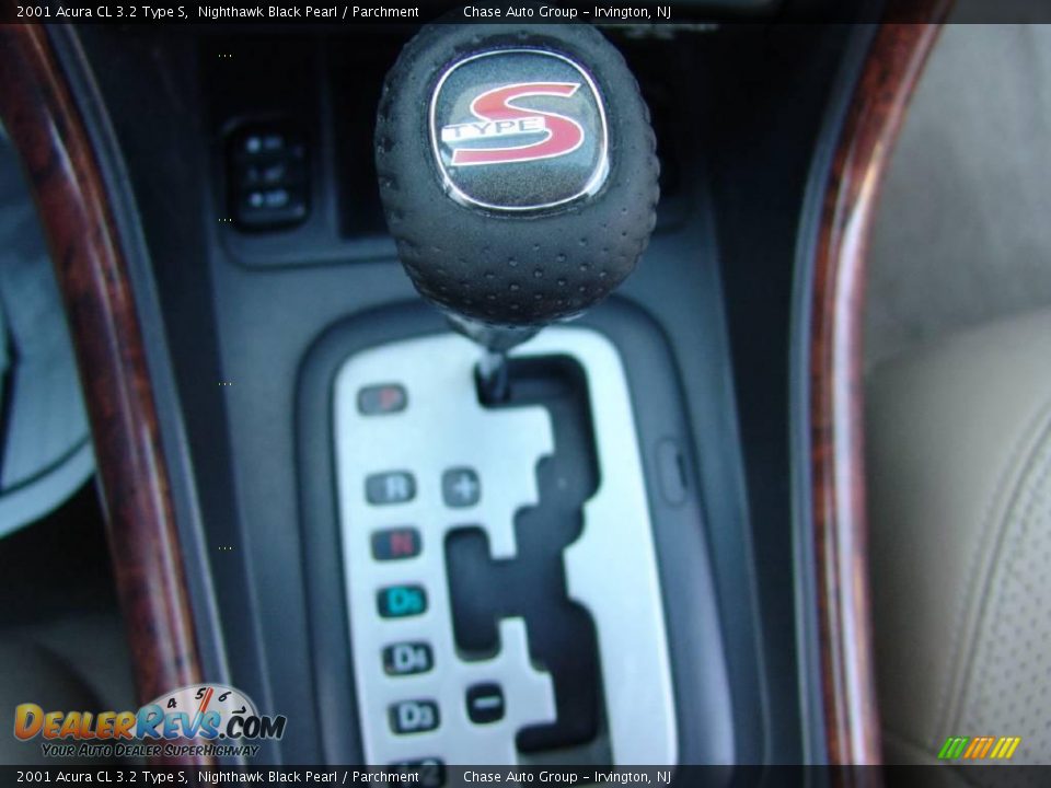 2001 Acura CL 3.2 Type S Nighthawk Black Pearl / Parchment Photo #23
