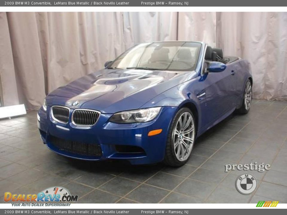 2009 BMW M3 Convertible LeMans Blue Metallic / Black Novillo Leather Photo #1