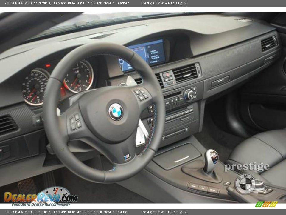 2009 BMW M3 Convertible LeMans Blue Metallic / Black Novillo Leather Photo #4