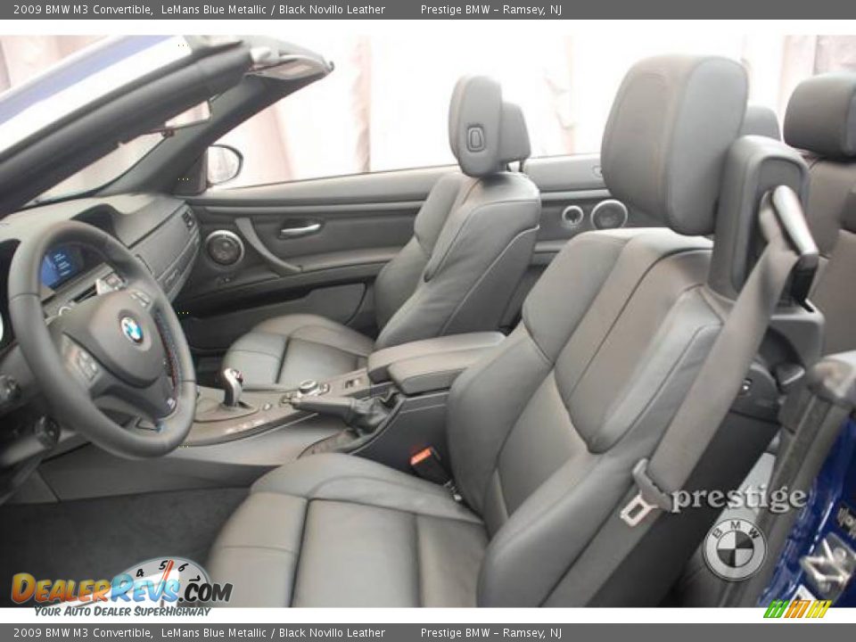 2009 BMW M3 Convertible LeMans Blue Metallic / Black Novillo Leather Photo #5