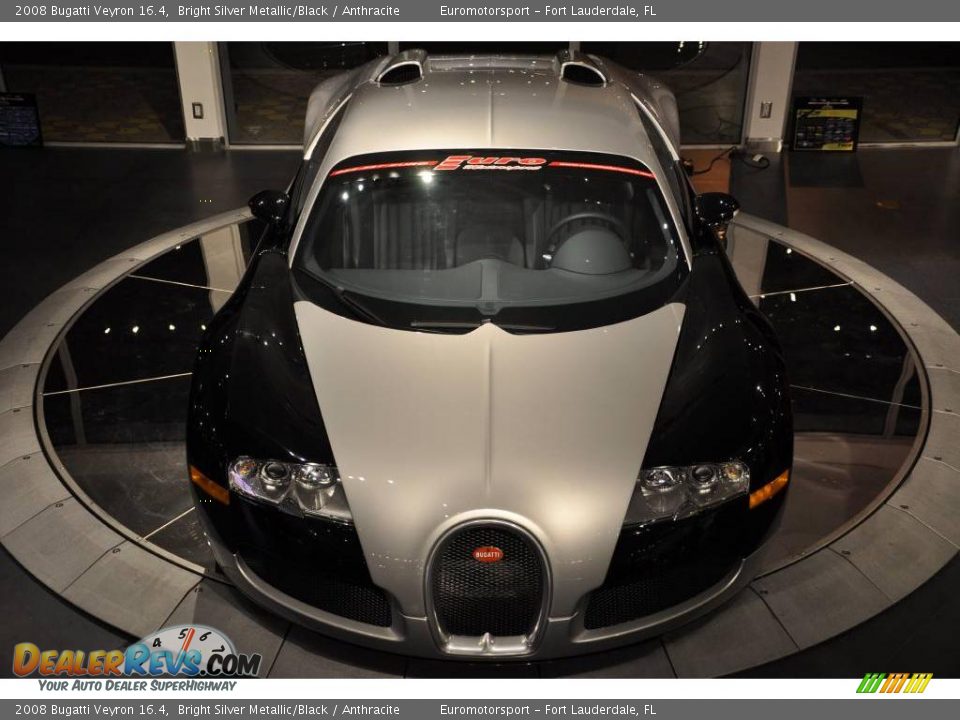 2008 Bugatti Veyron 16.4 Bright Silver Metallic/Black / Anthracite Photo #2
