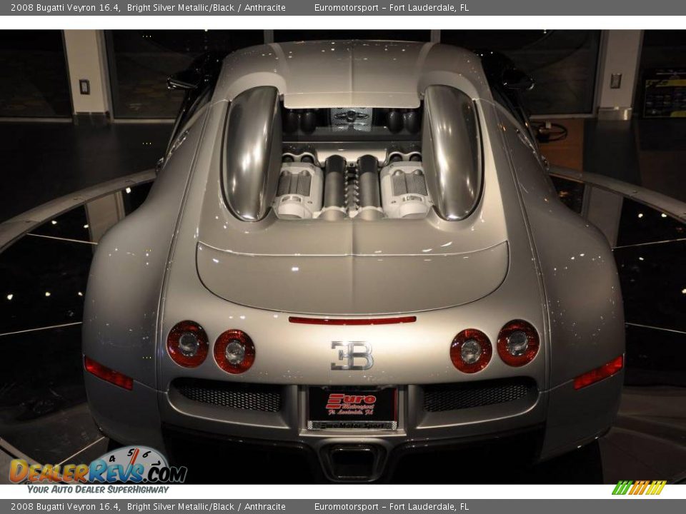 2008 Bugatti Veyron 16.4 Bright Silver Metallic/Black / Anthracite Photo #6