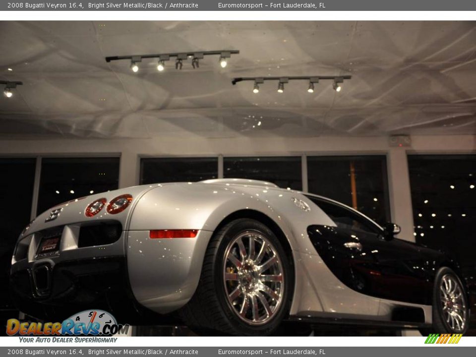 2008 Bugatti Veyron 16.4 Bright Silver Metallic/Black / Anthracite Photo #7