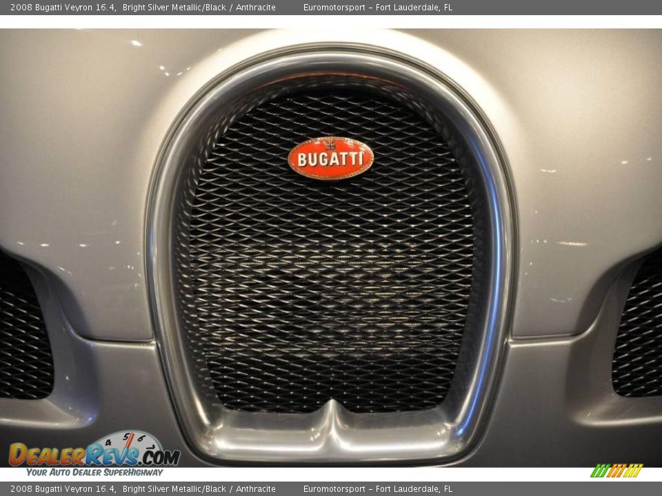2008 Bugatti Veyron 16.4 Bright Silver Metallic/Black / Anthracite Photo #8