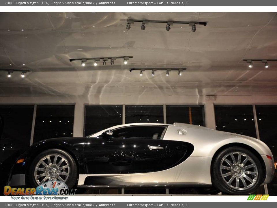 2008 Bugatti Veyron 16.4 Bright Silver Metallic/Black / Anthracite Photo #10