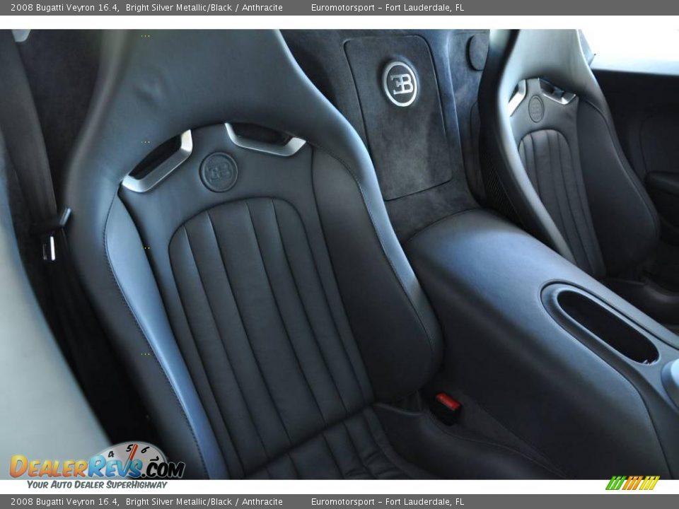 Anthracite Interior - 2008 Bugatti Veyron 16.4 Photo #19