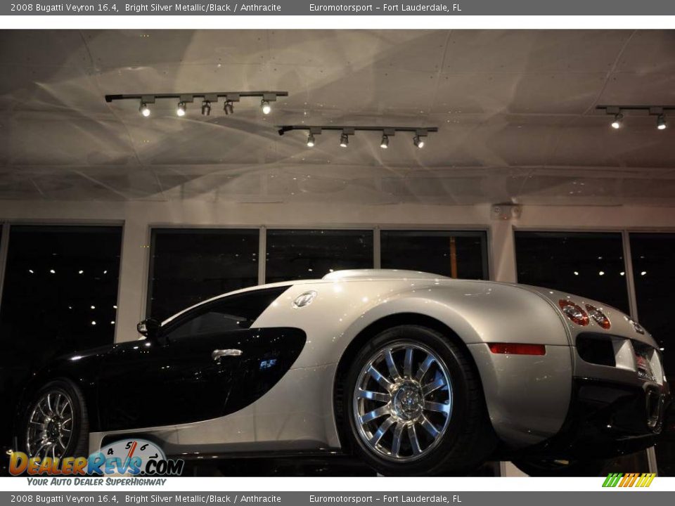 2008 Bugatti Veyron 16.4 Bright Silver Metallic/Black / Anthracite Photo #21