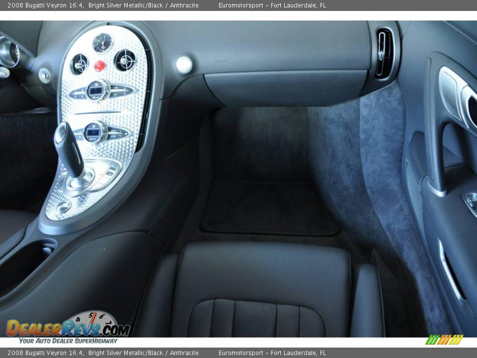 Anthracite Interior - 2008 Bugatti Veyron 16.4 Photo #22