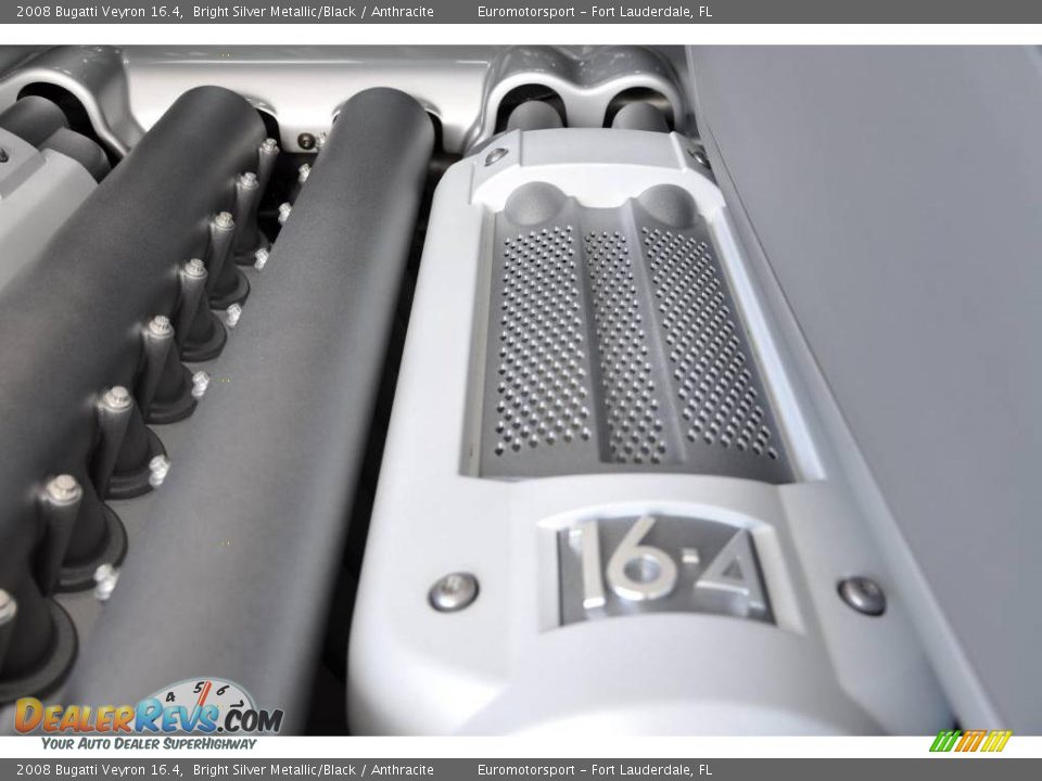 2008 Bugatti Veyron 16.4 8.0 Liter Quad-Turbocharged DOHC 64-Valve VVT W16 Engine Photo #23