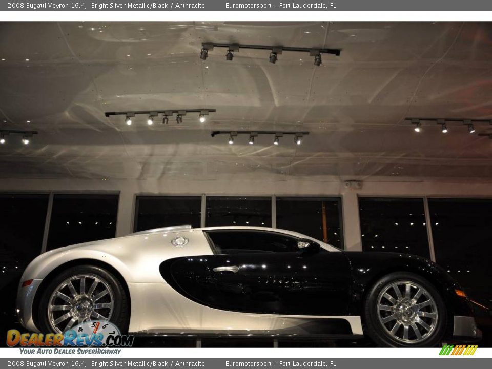 2008 Bugatti Veyron 16.4 Bright Silver Metallic/Black / Anthracite Photo #27
