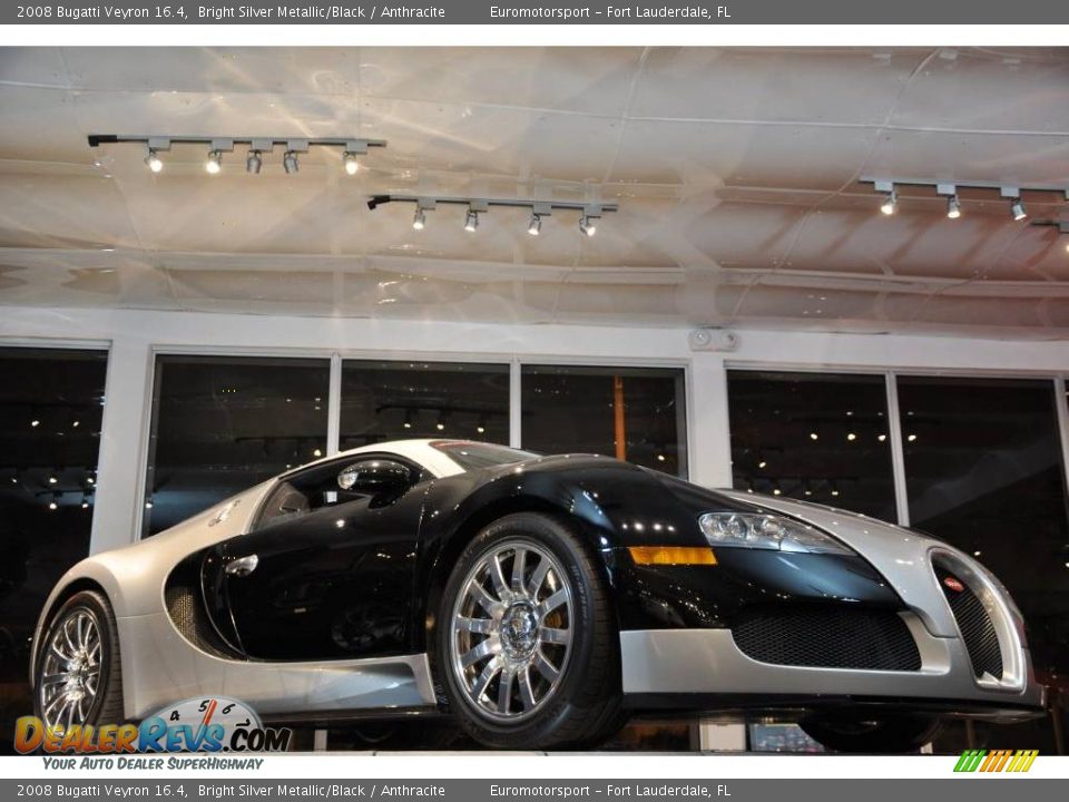 2008 Bugatti Veyron 16.4 Bright Silver Metallic/Black / Anthracite Photo #29