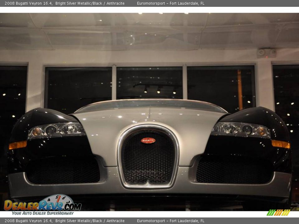 2008 Bugatti Veyron 16.4 Bright Silver Metallic/Black / Anthracite Photo #43