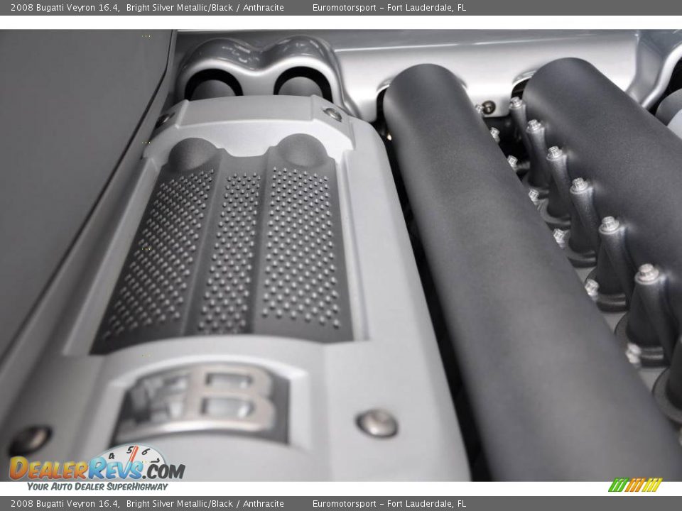 2008 Bugatti Veyron 16.4 8.0 Liter Quad-Turbocharged DOHC 64-Valve VVT W16 Engine Photo #49