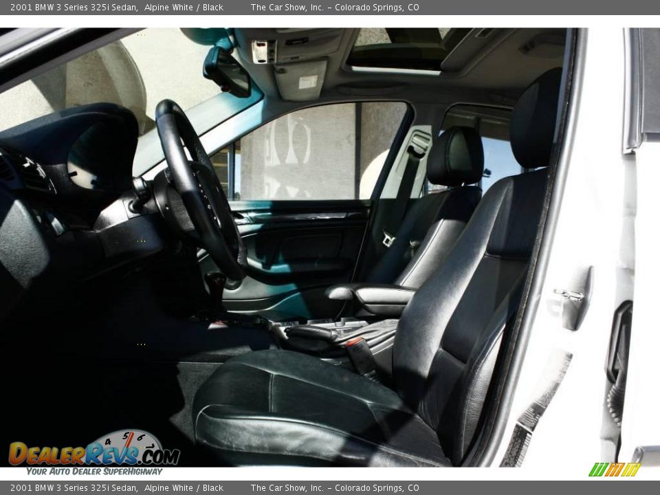2001 BMW 3 Series 325i Sedan Alpine White / Black Photo #5