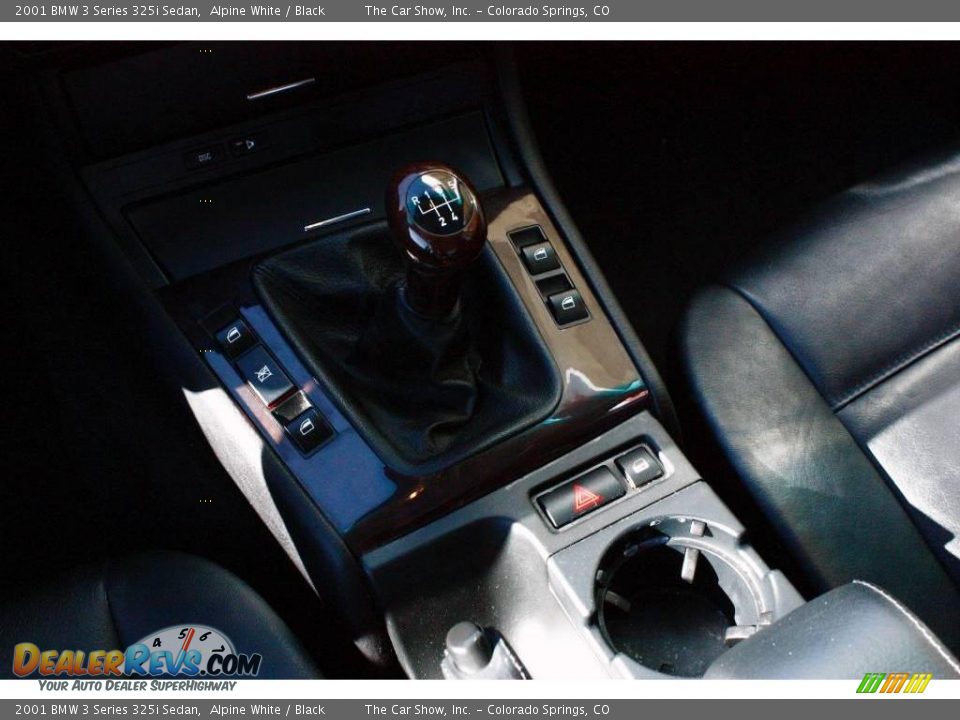 2001 BMW 3 Series 325i Sedan Alpine White / Black Photo #10