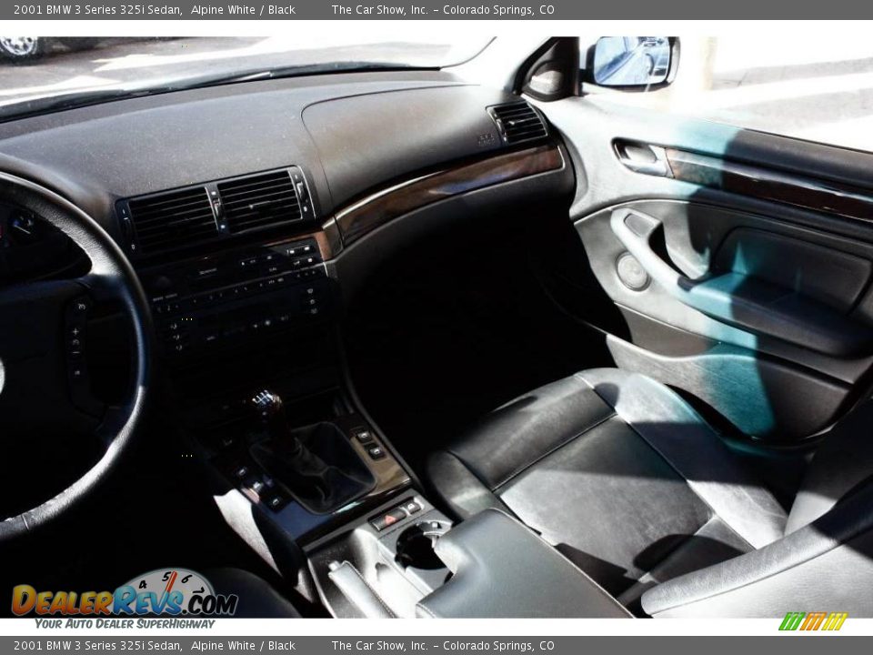 2001 BMW 3 Series 325i Sedan Alpine White / Black Photo #11