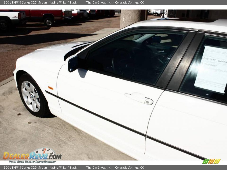 2001 BMW 3 Series 325i Sedan Alpine White / Black Photo #20