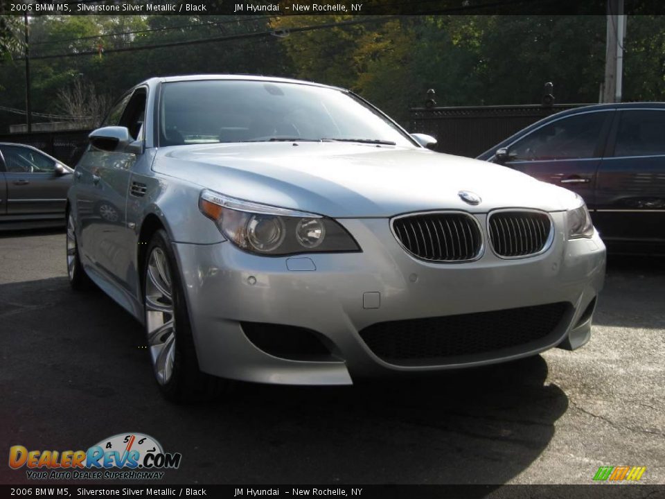 2006 BMW M5 Silverstone Silver Metallic / Black Photo #1
