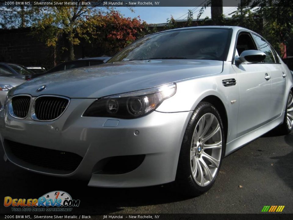 2006 BMW M5 Silverstone Silver Metallic / Black Photo #3