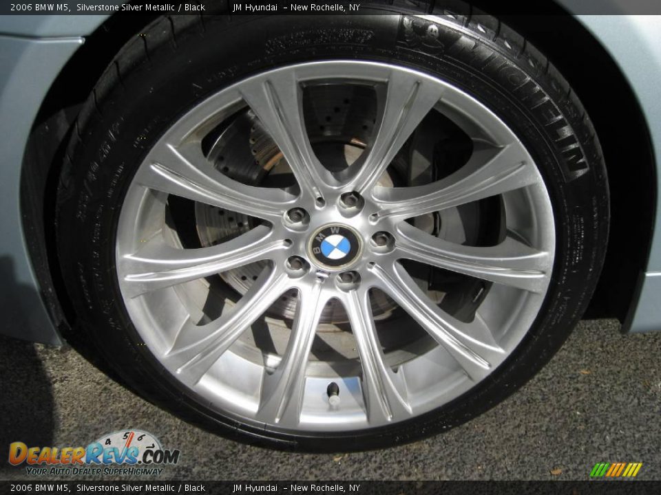 2006 BMW M5 Silverstone Silver Metallic / Black Photo #4
