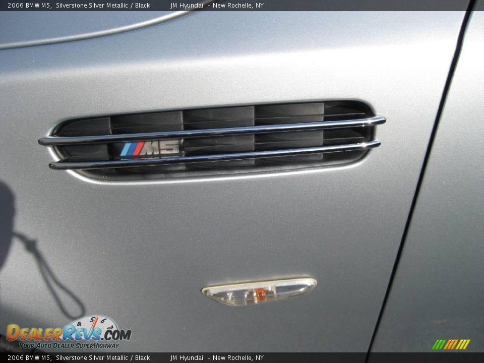 2006 BMW M5 Silverstone Silver Metallic / Black Photo #5