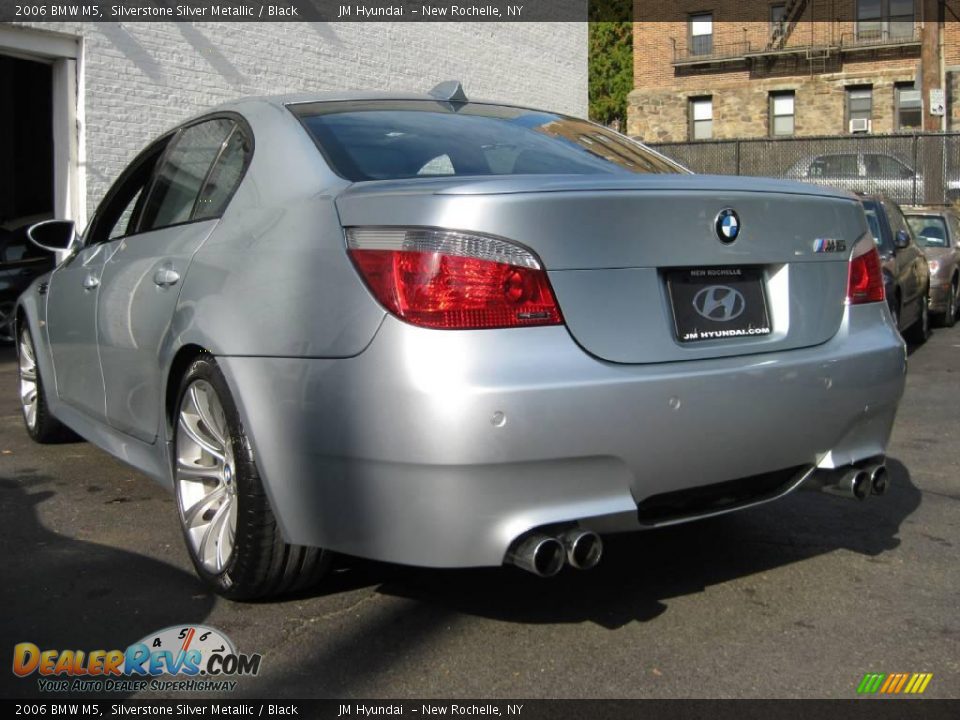 2006 BMW M5 Silverstone Silver Metallic / Black Photo #7