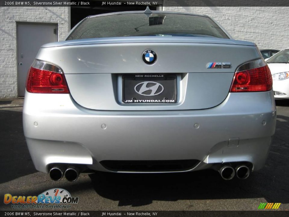 2006 BMW M5 Silverstone Silver Metallic / Black Photo #9
