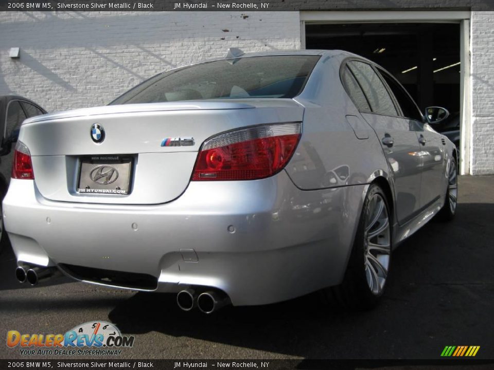 2006 BMW M5 Silverstone Silver Metallic / Black Photo #10