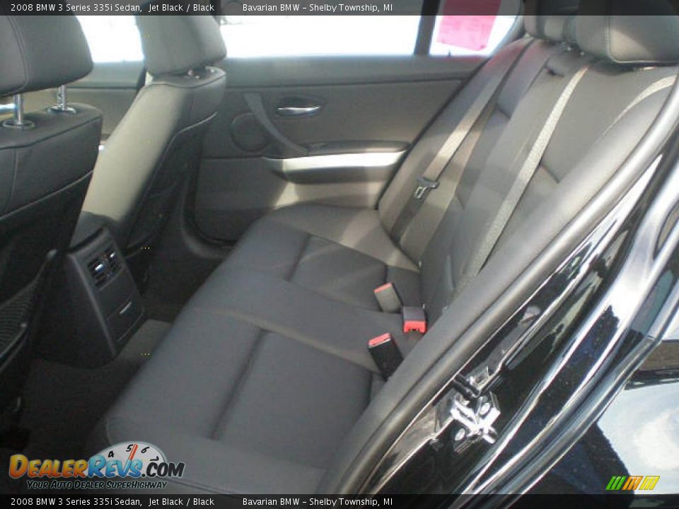 2008 BMW 3 Series 335i Sedan Jet Black / Black Photo #5