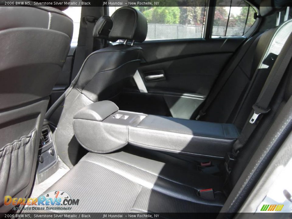 2006 BMW M5 Silverstone Silver Metallic / Black Photo #12