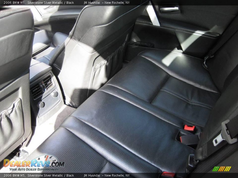 2006 BMW M5 Silverstone Silver Metallic / Black Photo #13