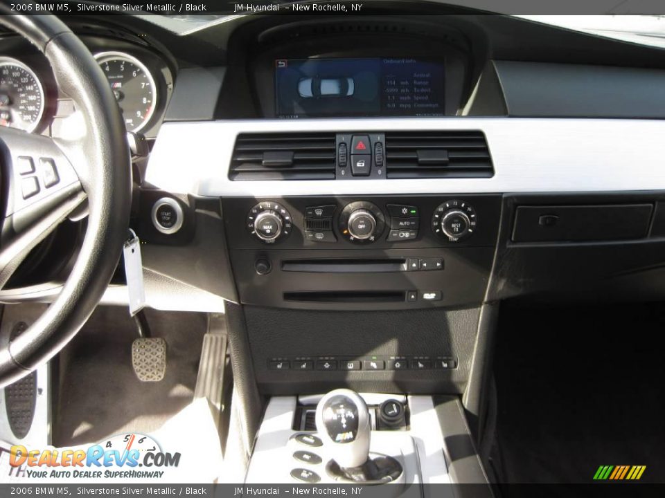2006 BMW M5 Silverstone Silver Metallic / Black Photo #16