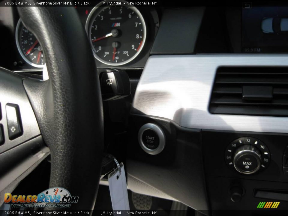 2006 BMW M5 Silverstone Silver Metallic / Black Photo #19