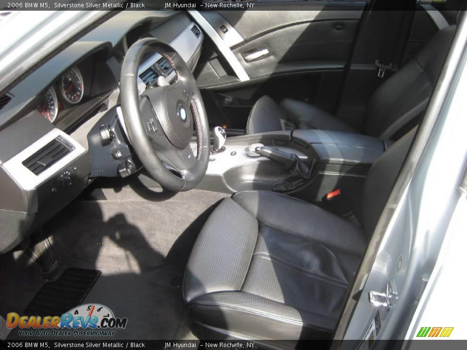 2006 BMW M5 Silverstone Silver Metallic / Black Photo #20