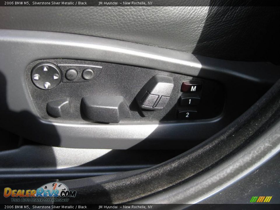 2006 BMW M5 Silverstone Silver Metallic / Black Photo #21