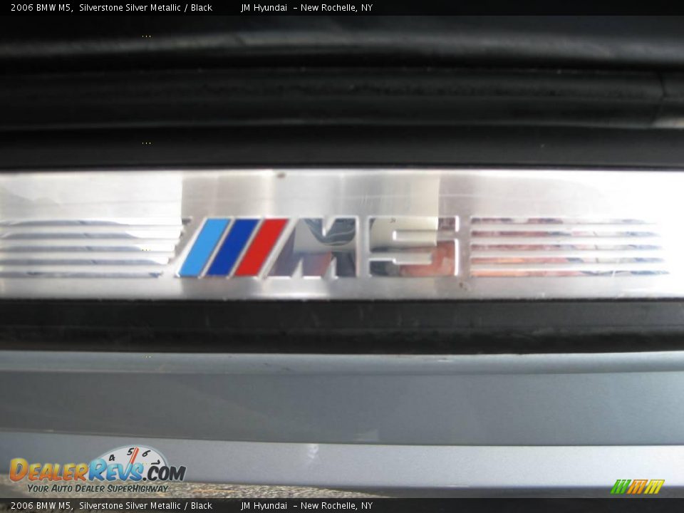 2006 BMW M5 Silverstone Silver Metallic / Black Photo #22
