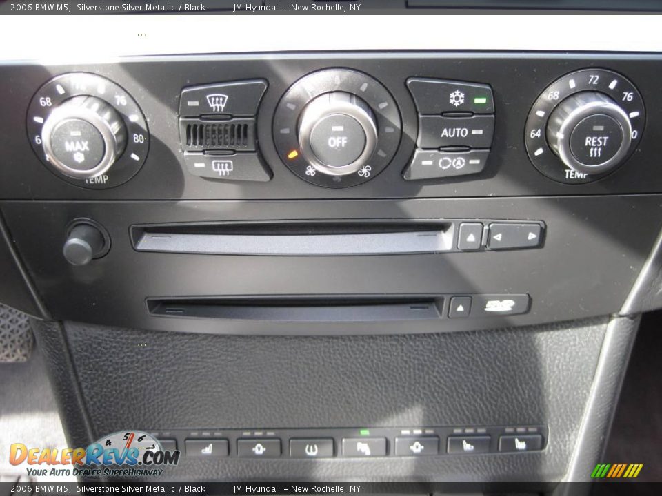 2006 BMW M5 Silverstone Silver Metallic / Black Photo #26