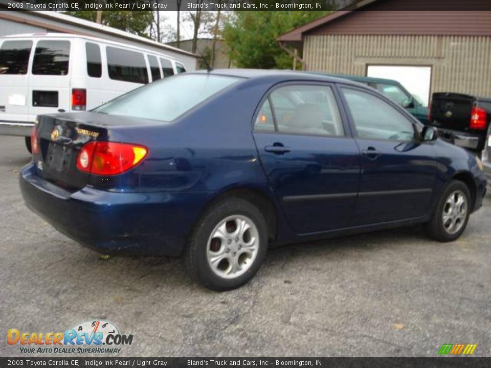 2003 Toyota Corolla CE Indigo Ink Pearl / Light Gray Photo #1